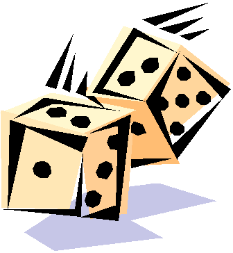 picture of rolling dice