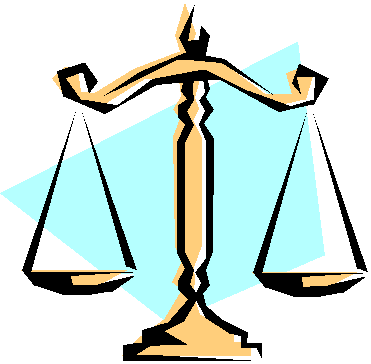 stylized drawing of balance scale