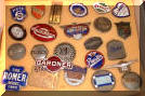 assorted original antique enamel classic car emblems #2