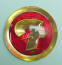 1950 Ford Steering wheel hub plastic car emblem