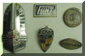 Cadillac, Dodge Brothers, unrestored enamel emblems