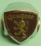 1960 Peugeot grille bar badge emblem chrome plastic